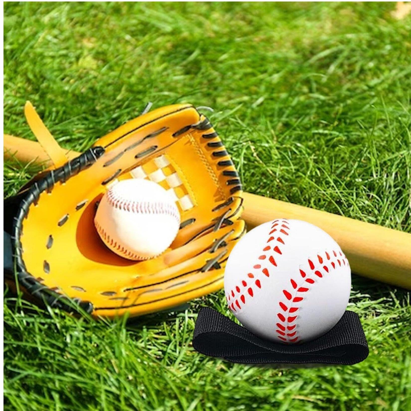 ハンドメイド★野球。ベースボール⚾プリント×星柄切替片側紐出し巾着。入園グッズ Amazon.co.jp: リターンボール スポーツリストボール 軟式野球 弾む